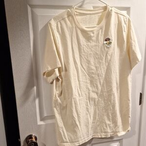 Nike Cream Mens T-Shirt with Fun Patch